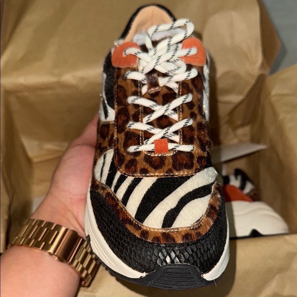 Oasis Society Animal Print Chunky Sneakers - Picture 5 of 11